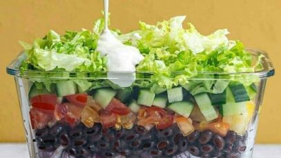 Layered Bean Salad