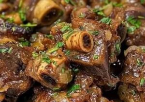 Savory Braised Oxtails with Herb-Infused Sauce