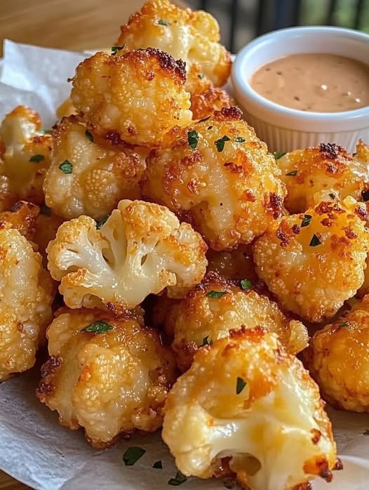 Golden Crispy Cauliflower Bites