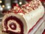 Red Velvet Cake Roll with Cream Cheese Frosting