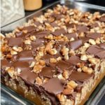 Caramel Chocolate Crunch Bars