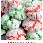 Christmas Crinkle Cookies