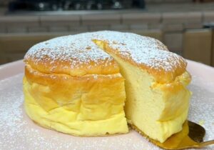 Light & Fluffy Yogurt Cloud Cake