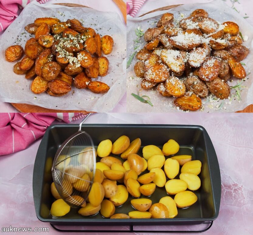 To make crunchy and appetizing new potatoes, just follow this recipe!