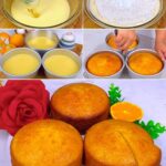 Egg-free and super fluffy recipe: Orange cake with 5 ingredients