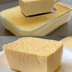 Glass Tray Condensed Milk Pudding