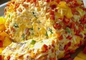 Heavenly Pineapple Cheeseball recipe