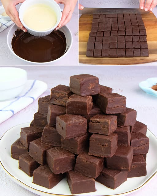 Chocolate squares: super tasty, they are ready in no time!