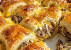 Breakfast Sausage Crescent Rolls