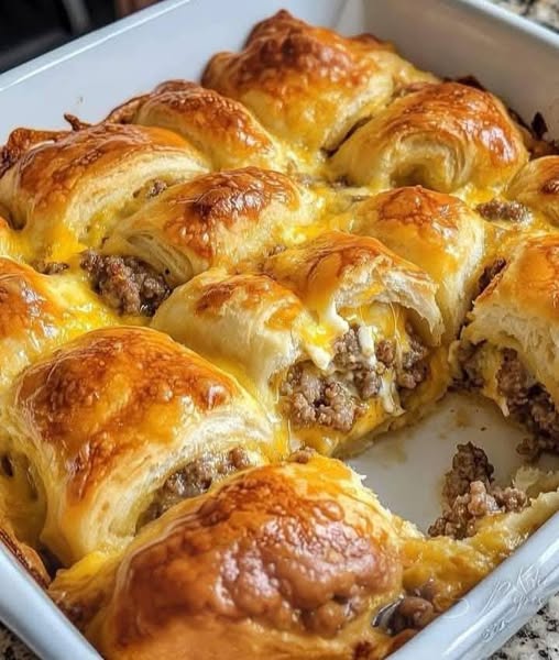 Breakfast Sausage Crescent Rolls
