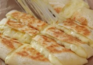 Cheese Potato Bread in a Frying Pan