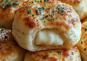 Garlic Parmesan Cheeseburger Bombs