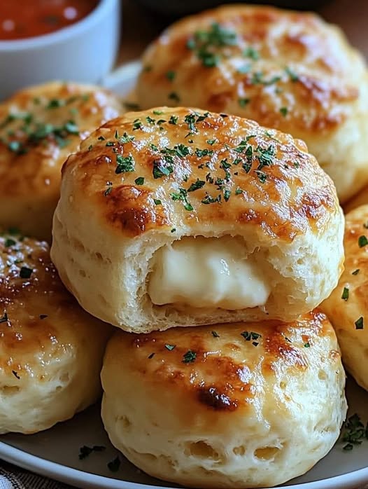Garlic Parmesan Cheeseburger Bombs