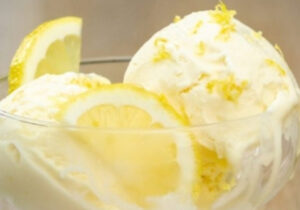 Effortless Lemon Ice Cream: A Sugar-Free Delight with Just Three Ingredients