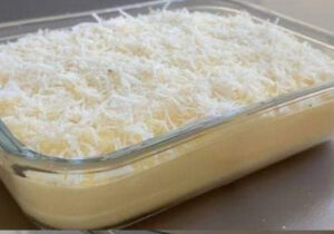 Coconut and Sweetened Milk Dessert in 15 Minutes