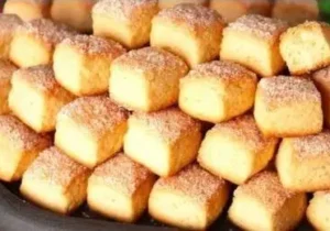 Homemade shortbread cookies