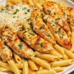 Creamy Parmesan Chicken with Penne