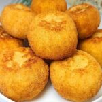 Rice balls stuffed with ground beef
