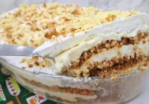 Creamy 4-milk ice cream pie