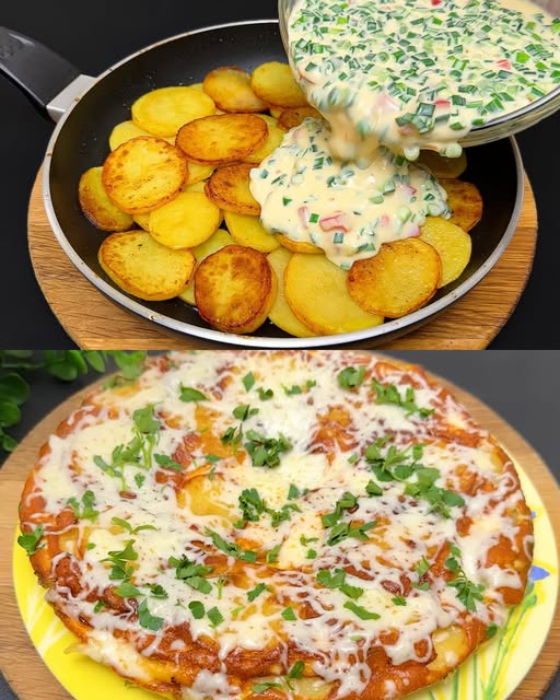 Cheesy Potato Skillet Recipe