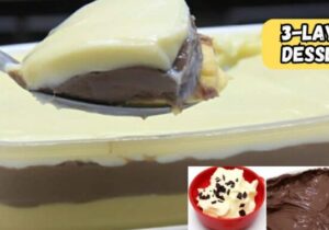 Creamy 3-layer dessert