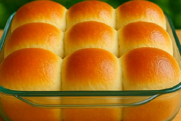 Fluffy Milk Roll Bread Recipe