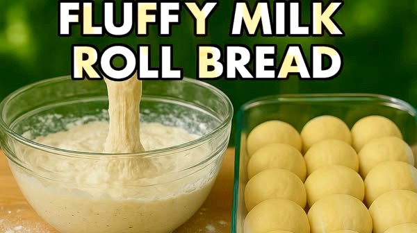 Fluffy Milk Roll Bread Recipe