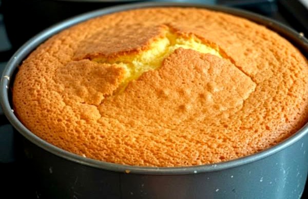 Simple 3-Ingredient Sponge Cake