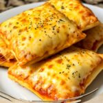 Homemade Easy Cheesy Pizza Pockets