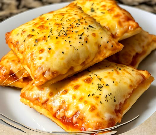 Homemade Easy Cheesy Pizza Pockets
