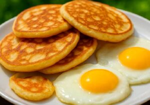 Super Soft Egg & Milk Vanilla Pancakes