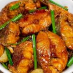 Braised Fish with Garlic, Ginger & Soy