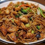 Garlic Chicken Lo Mein